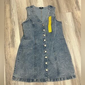 Frye Denim Jumper Dress, NWOT